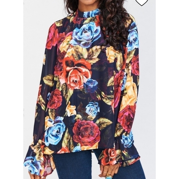 NWT Show Me Your Mumu Ladybug Floral Top - Picture 1 of 5